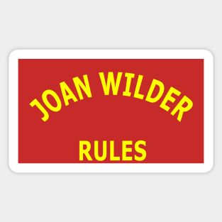 Joan Wilder Rules Sticker